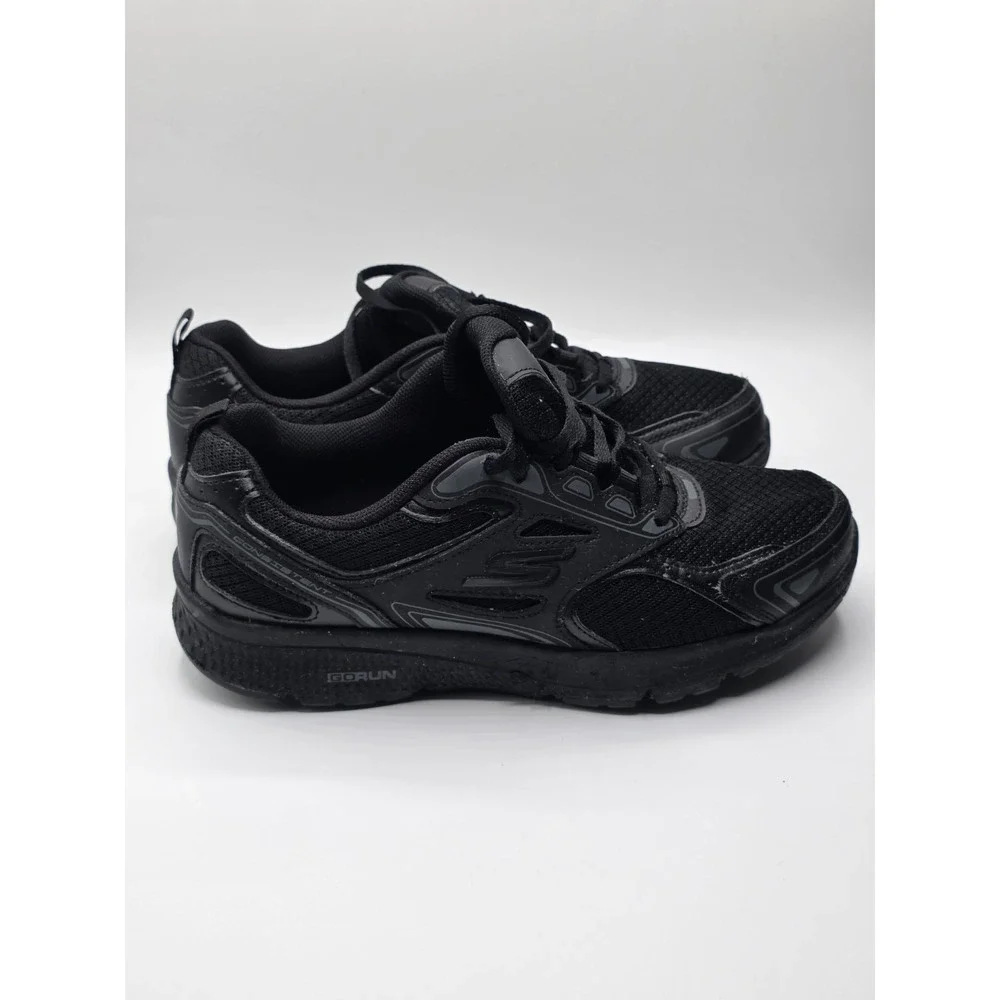 Skechers Go Run Consistent 2.0‎ Mens Size 8.5 Black Gray Running Shoes Sneakers